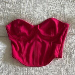 Zara Pink Bustier Top